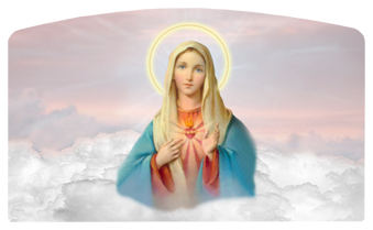 DACRO-108-PK Immaculate Heart Clouds Pink